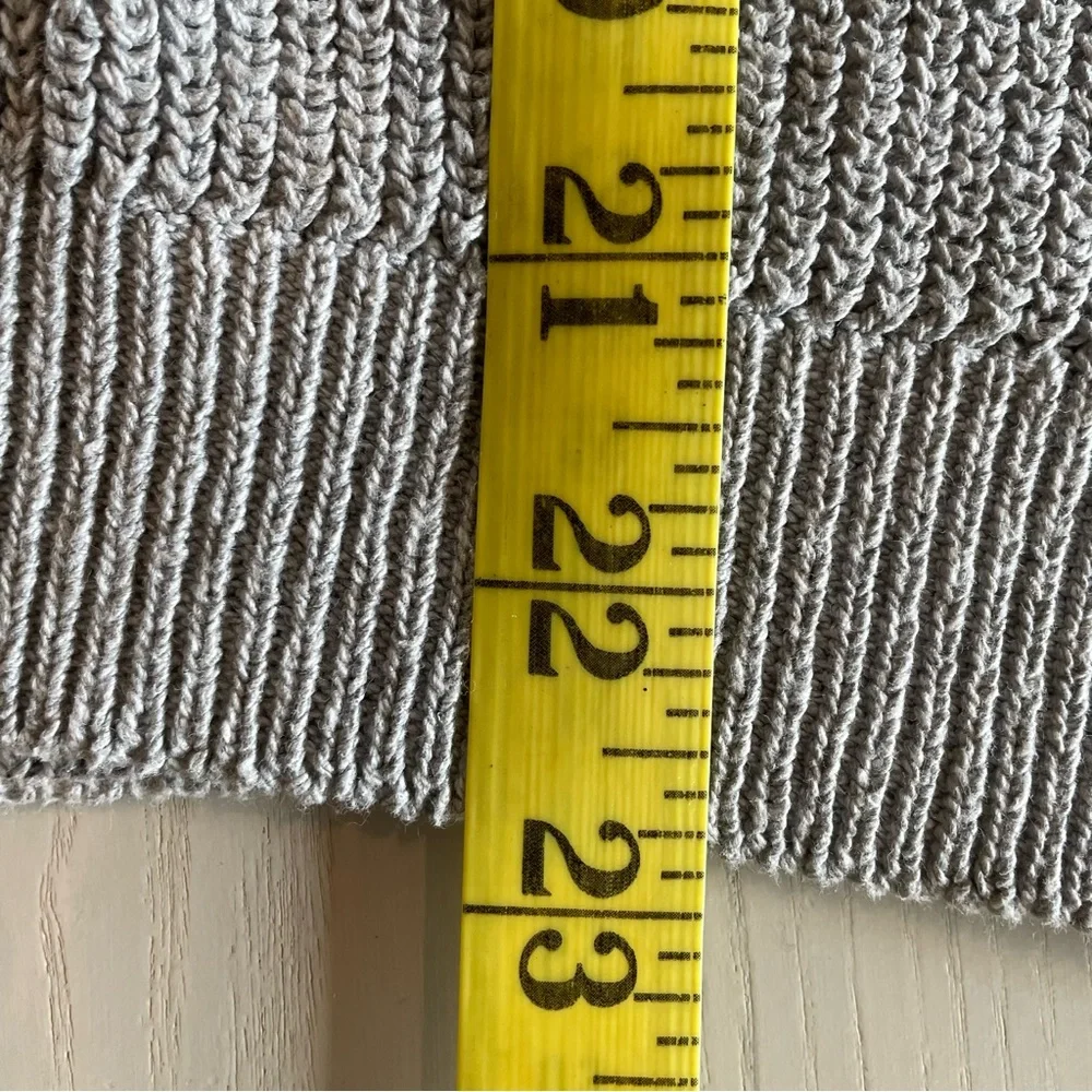 Pilcro Anthropologie Mock Neck Layering Sweater Vest (Gray) - M/L - Picture 6 of 8